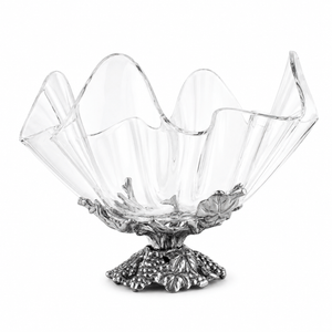 Arthur Court Grape Grape Stand Acrylic Bowl 11