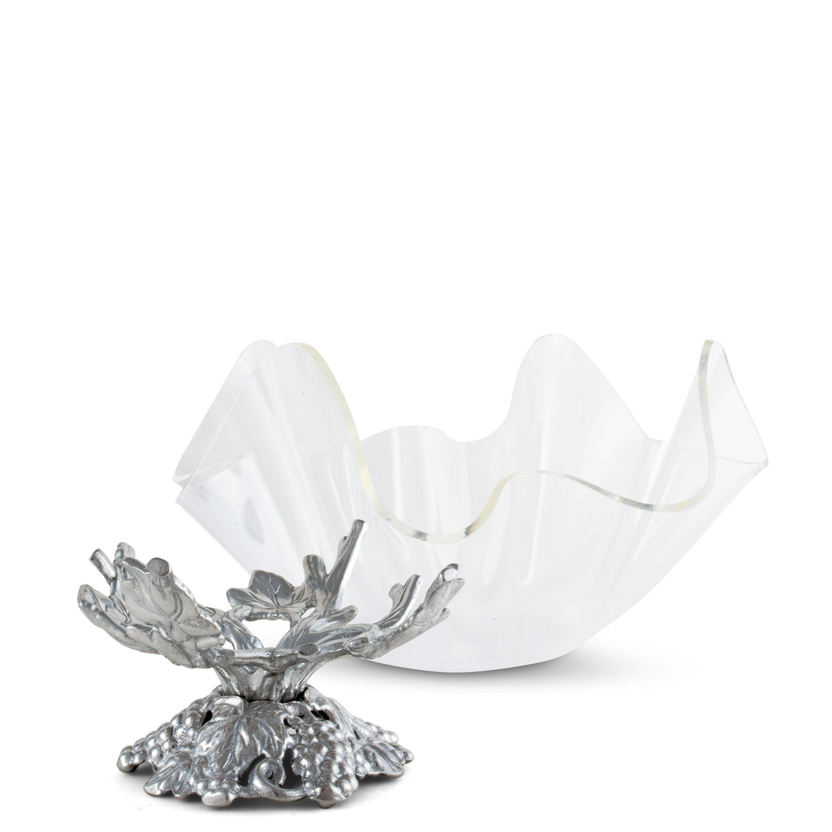 Arthur Court Grape Grape Stand Acrylic Bowl 11