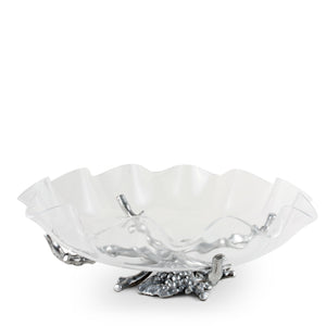 Arthur Court Grape Grape Stand Acrylic Bowl 16