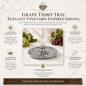 Arthur Court Grape Grape Tidbit tray