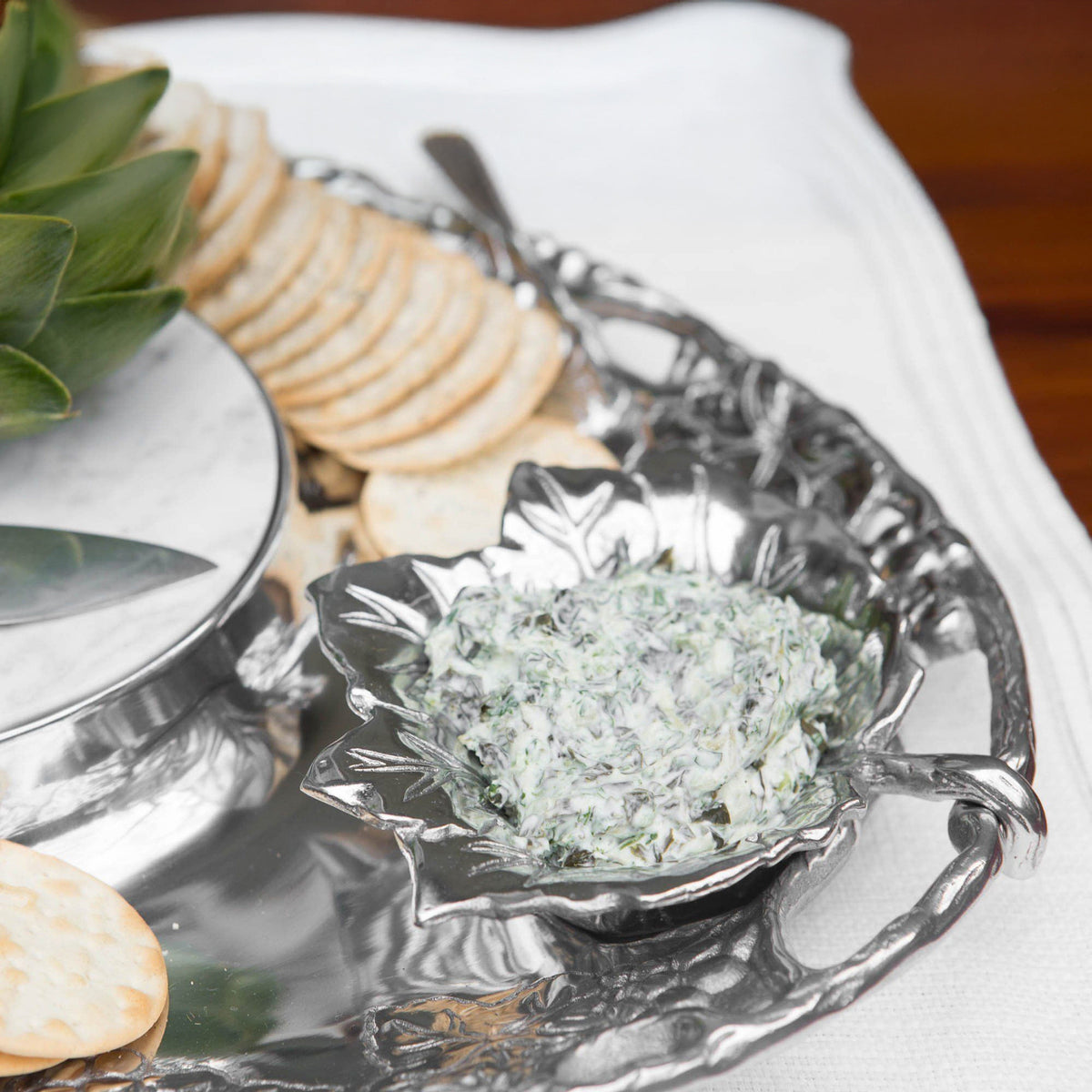 Arthur Court Grape Grape Tray Entertainment Set 5