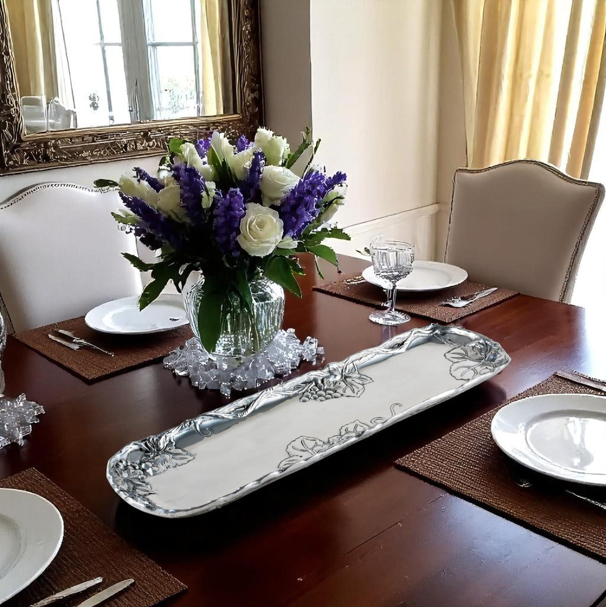 Arthur Court Grape Grape Vineyard Oblong Tray