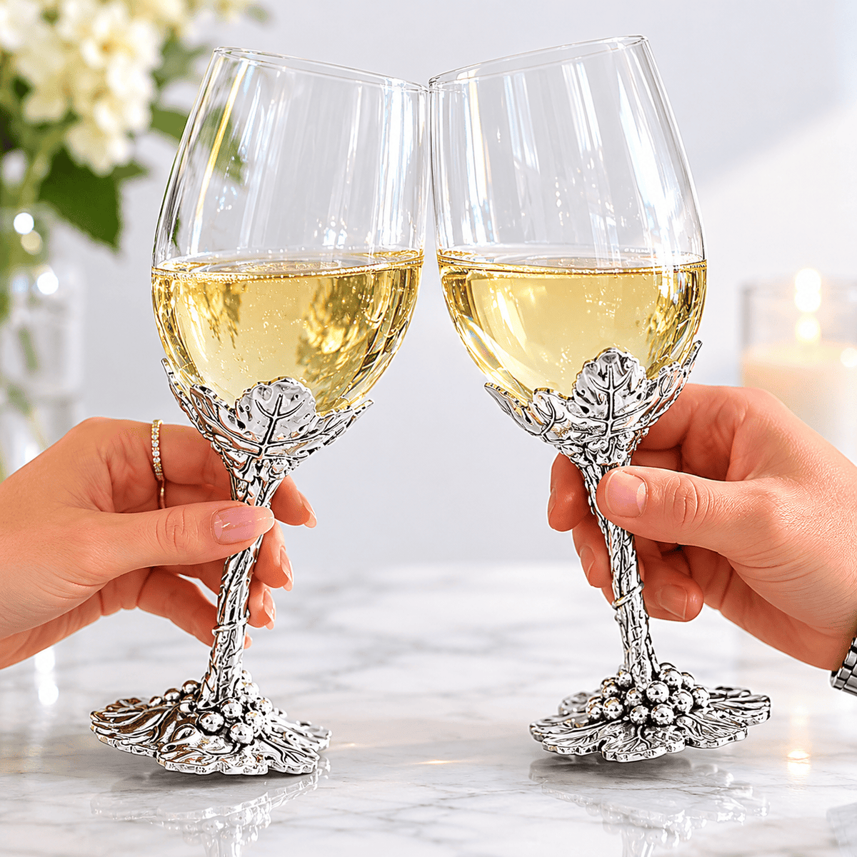 Arthur Court Grape Grape Wine Glasses