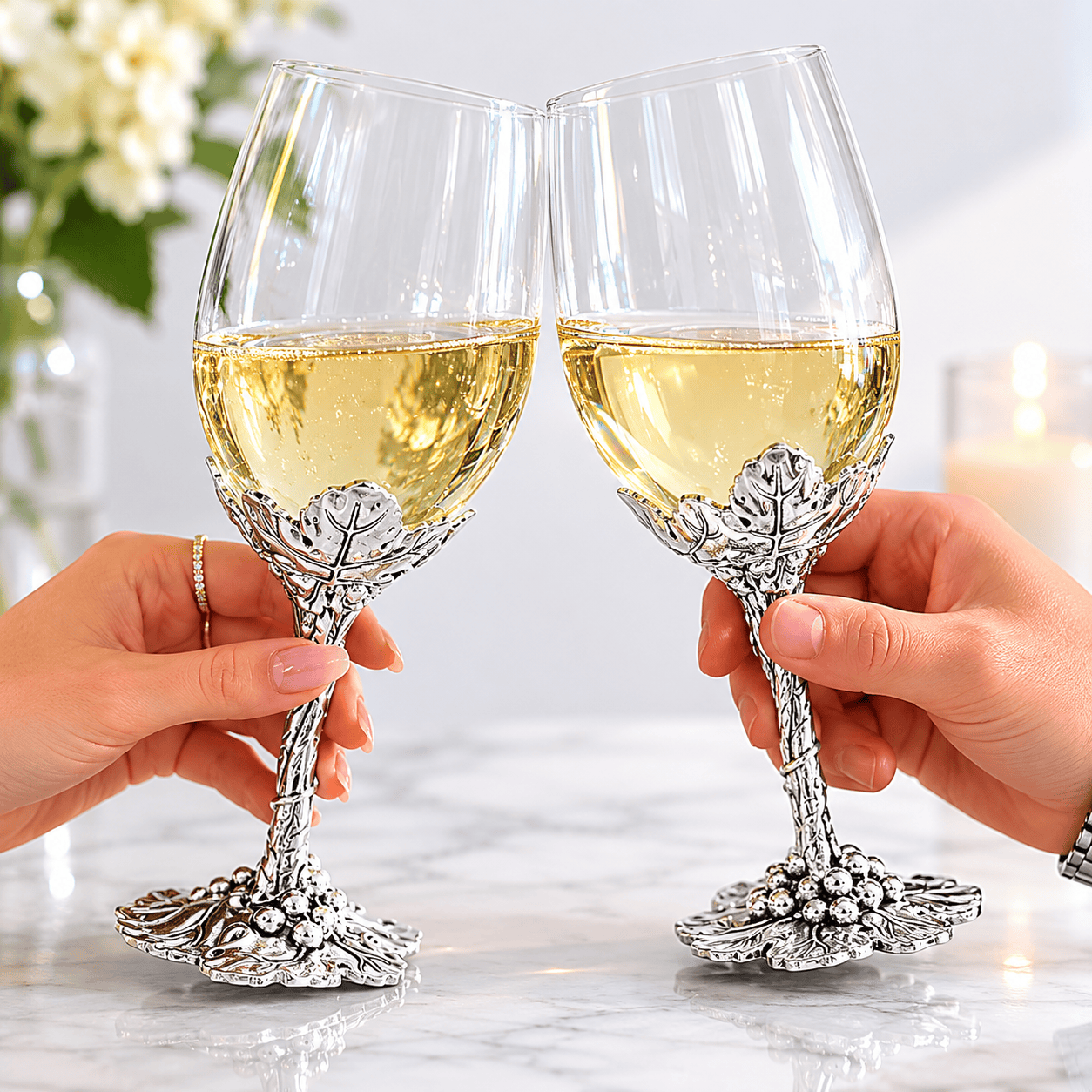 Arthur Court Grape Grape Wine Glasses