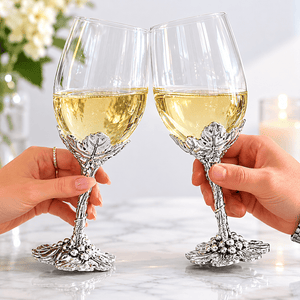 Arthur Court Grape Grape Wine Glasses