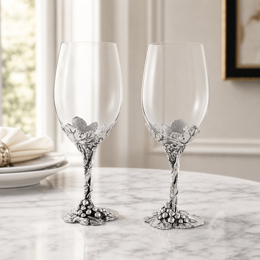 Arthur Court Grape Grape Wine Glasses