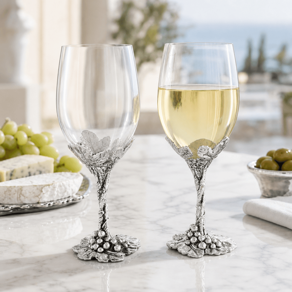 Arthur Court Grape Grape Wine Glasses
