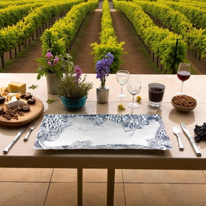 Arthur Court Grape Grapevine Oblong Tray