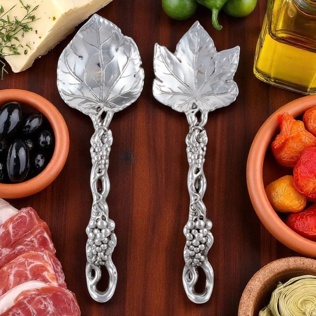 Arthur Court Grape Grapevine Serving Set