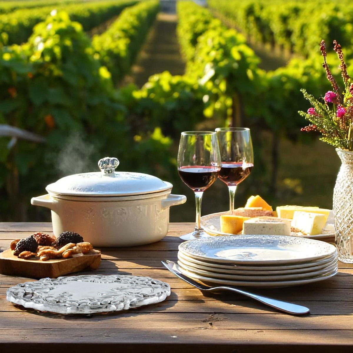 Arthur Court Grape Grapevine Trivet