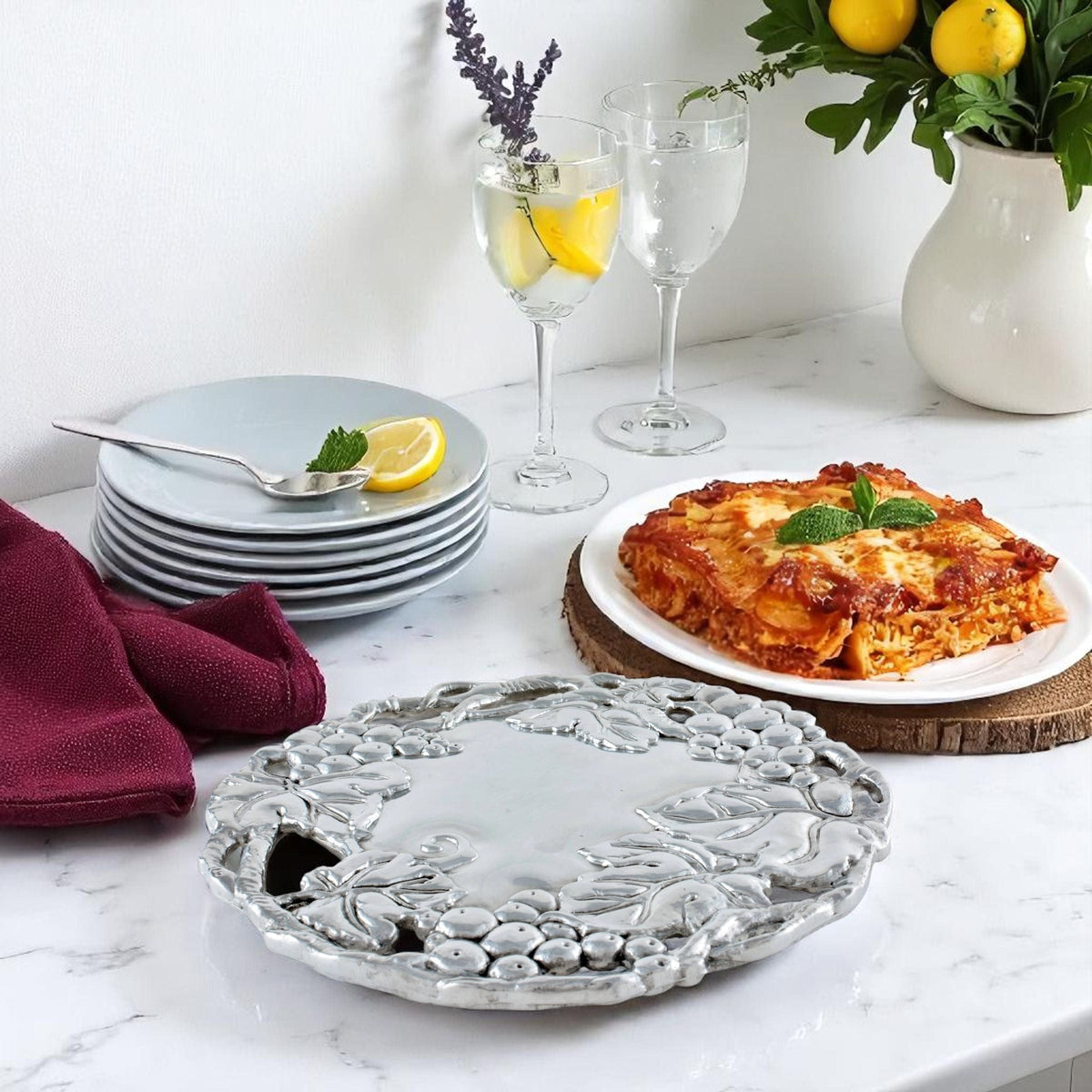 Arthur Court Grape Grapevine Trivet