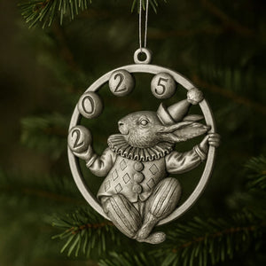 Arthur Court Holidays 2025 Bunny Circus Ornament