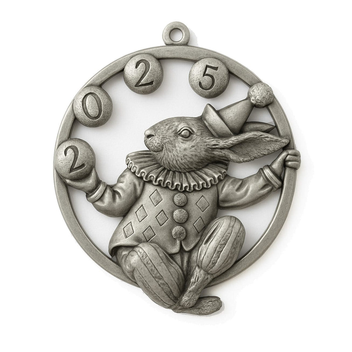 Arthur Court Holidays 2025 Bunny Circus Ornament