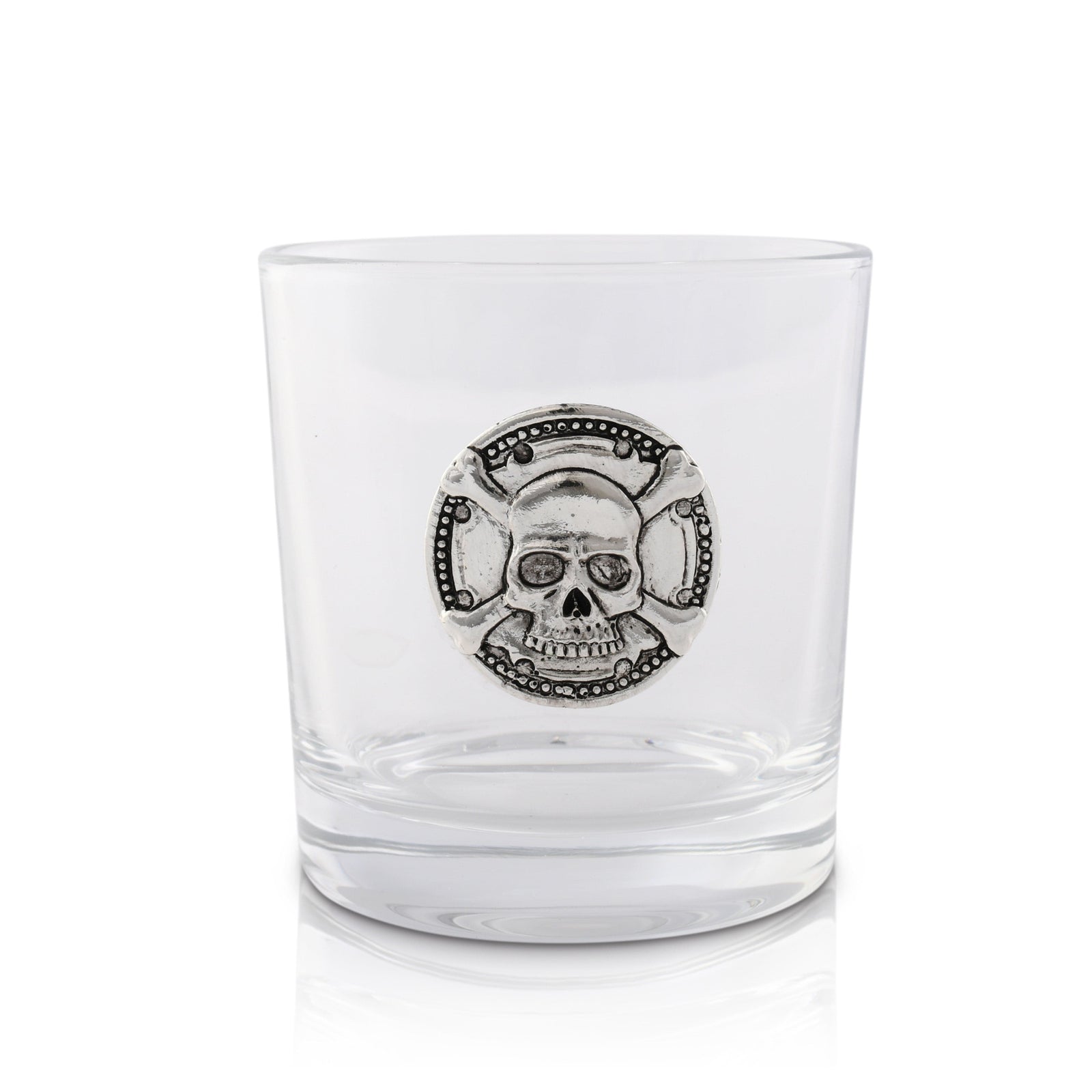 Arthur Court Holidays Skull Bar Glasses Set of 4