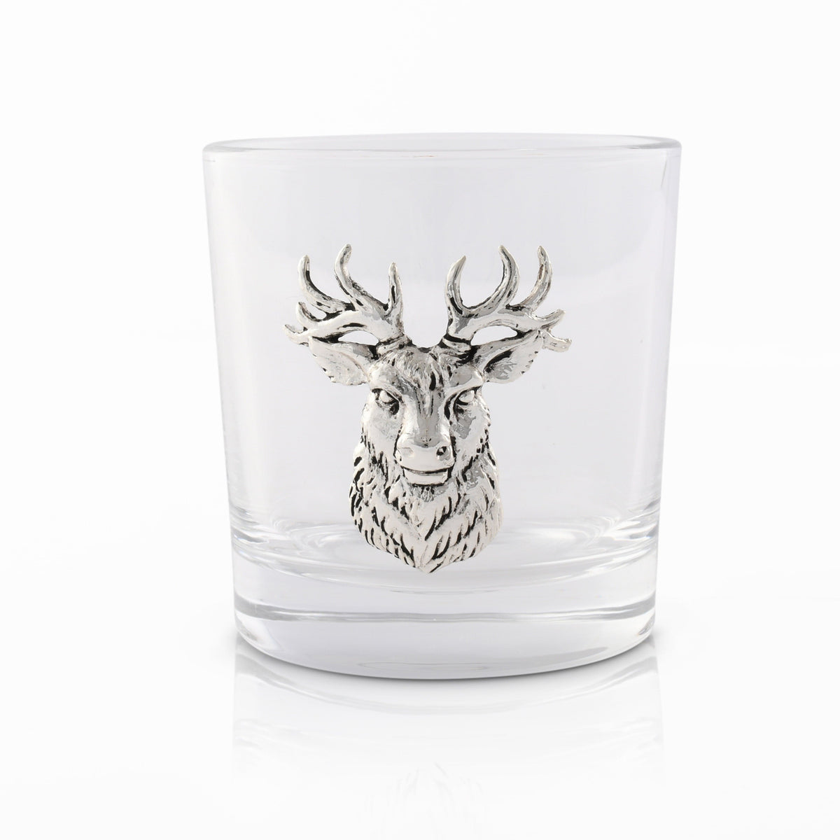 Arthur Court Lodge Style Elk Head Bar Glasses Set of 4