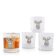 Elk Head Bar Glasses Set of 4