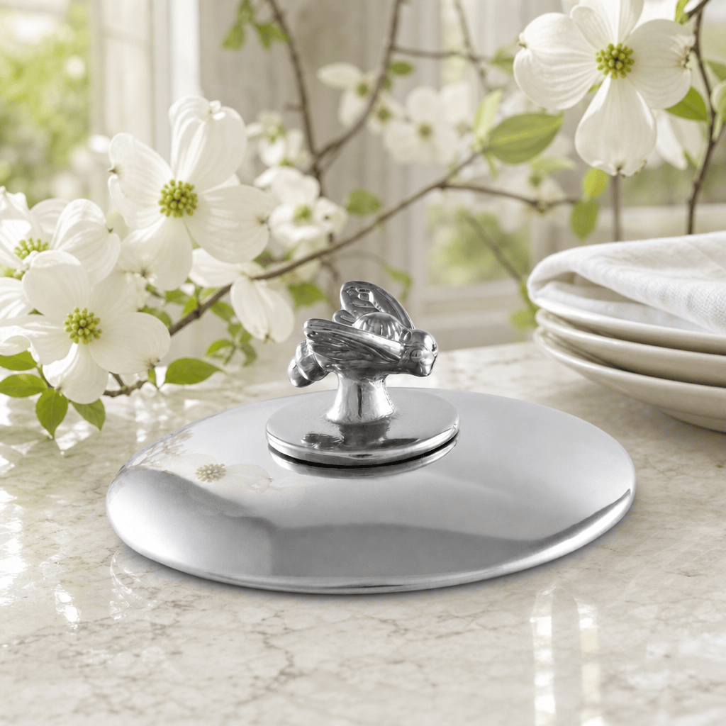 Arthur Court Magnolia Bee Napkin Weight