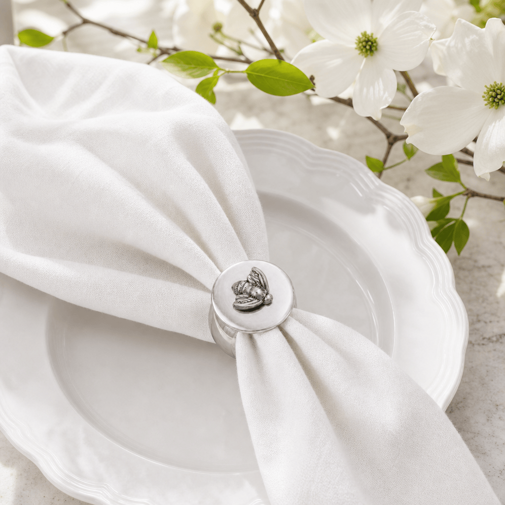 Arthur Court Magnolia Bee Napkin Weight