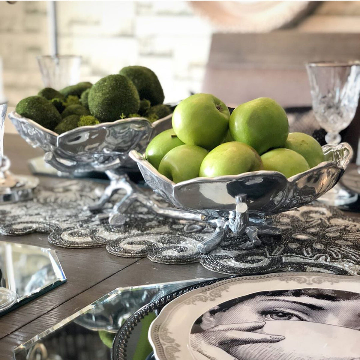 Arthur Court Magnolia Magnolia 2-Bowl Bowl