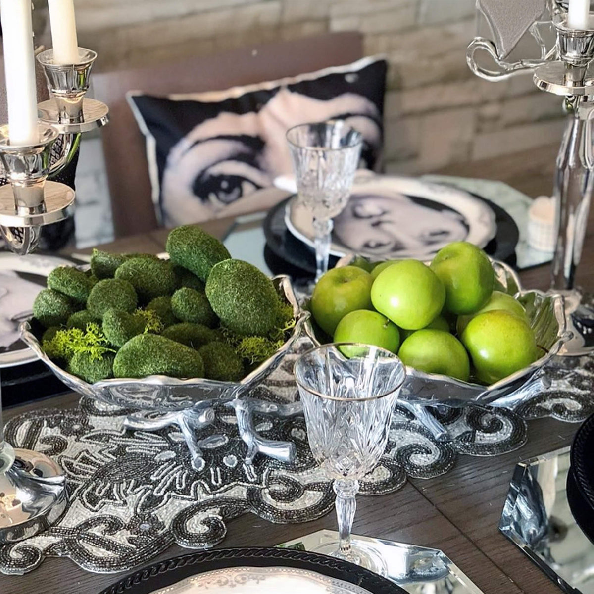 Arthur Court Magnolia Magnolia 2-Bowl Bowl