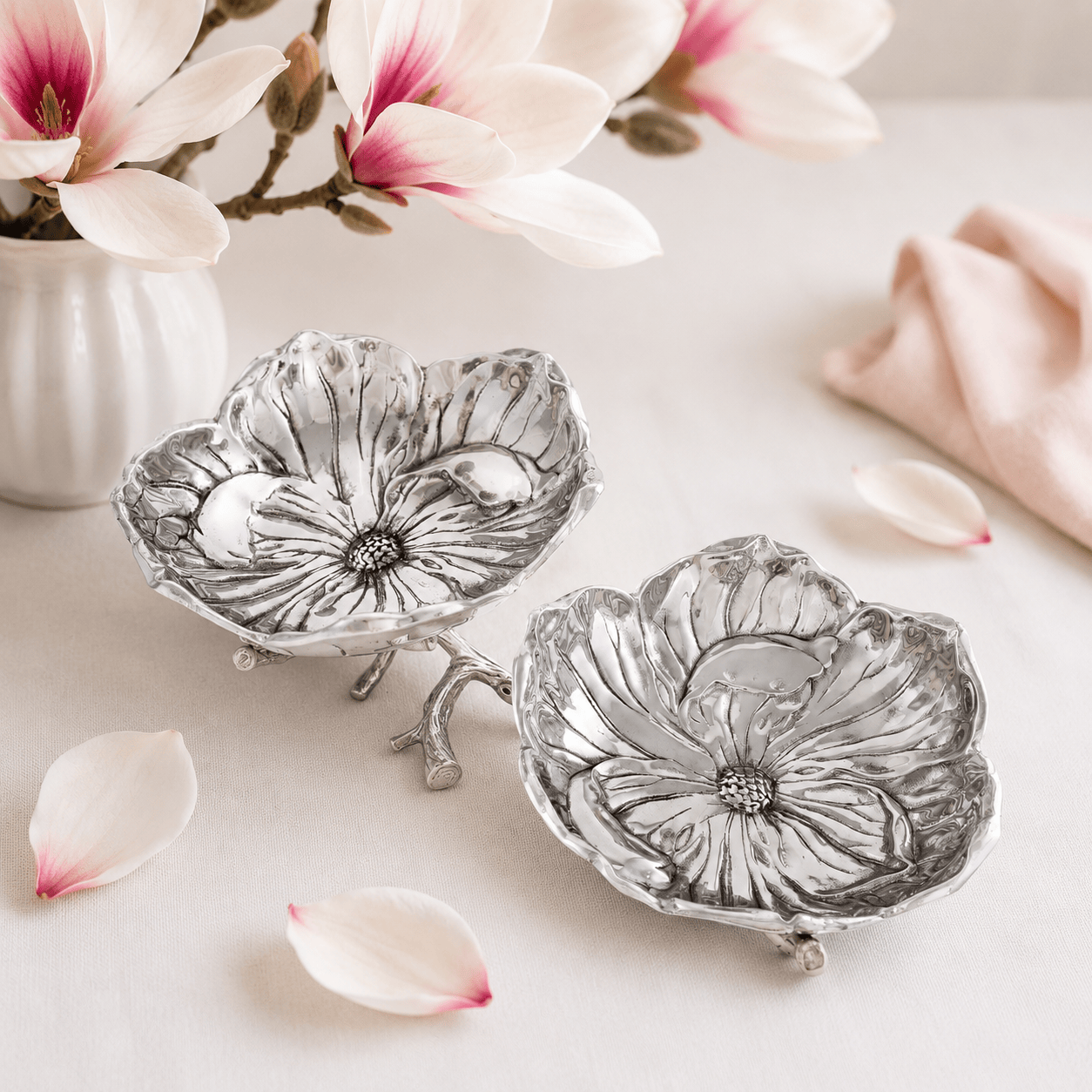 Arthur Court Magnolia Magnolia 2-Bowl Bowl