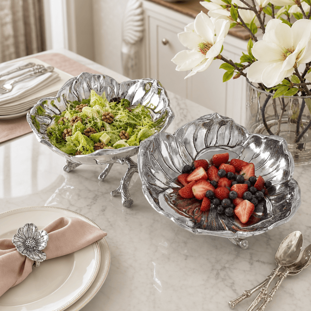 Arthur Court Magnolia Magnolia 2-Bowl Bowl