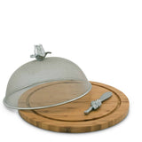 Arthur Court Magnolia Magnolia 3 Piece Picnic Cheese Board / Spreader