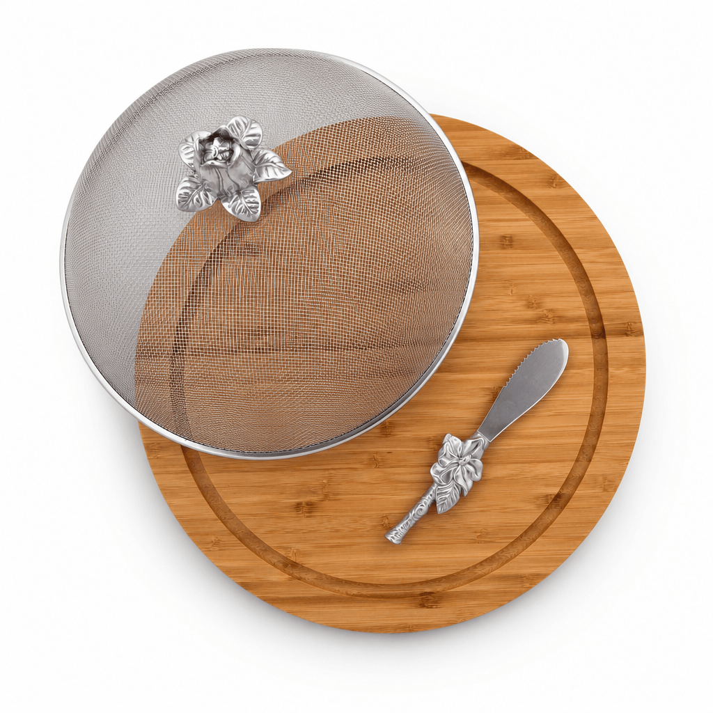 Arthur Court Magnolia Magnolia 3 Piece Picnic Cheese Board / Spreader