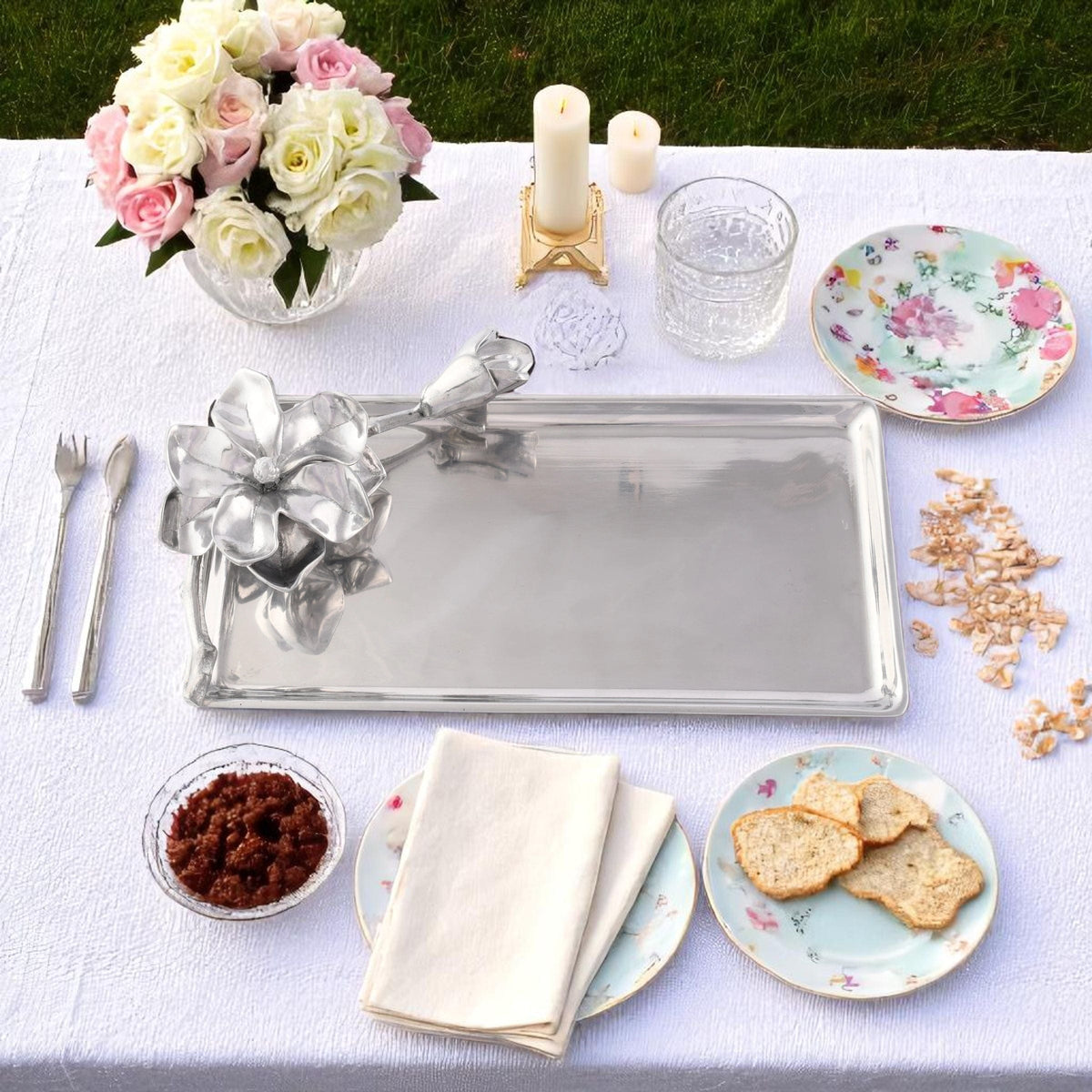 Arthur Court Magnolia Magnolia 6X12 Tray