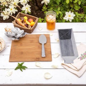 Arthur Court Magnolia Magnolia Bamboo Cheese Set