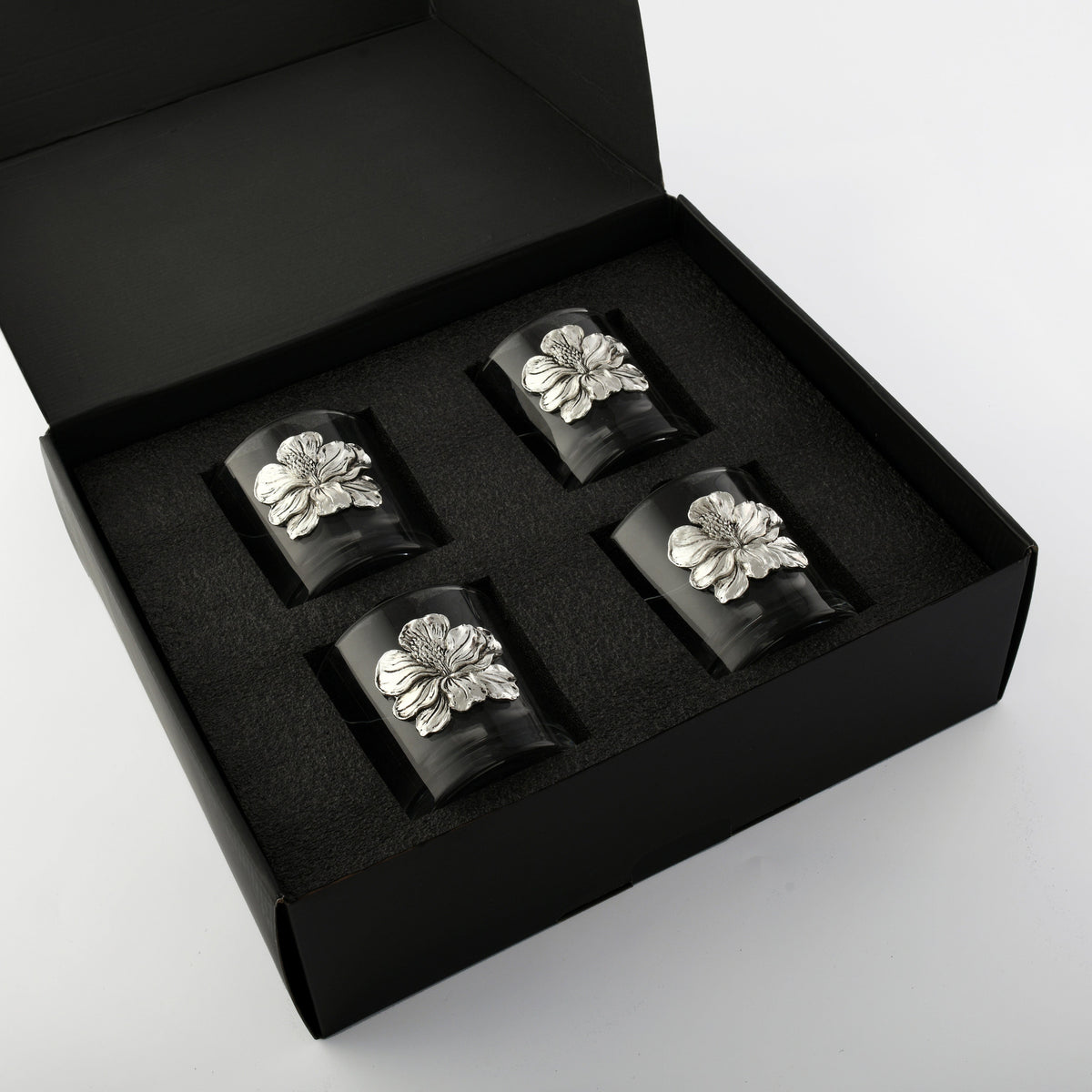 Arthur Court Magnolia Magnolia Bar Glasses Set of 4