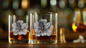 Arthur Court Magnolia Magnolia Bar Glasses Set of 4