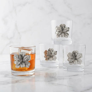 Arthur Court Magnolia Magnolia Bar Glasses Set of 4