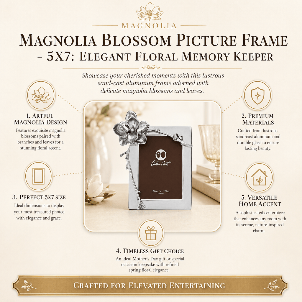 Arthur Court Magnolia Magnolia Blossom Picture Frame - 5X7