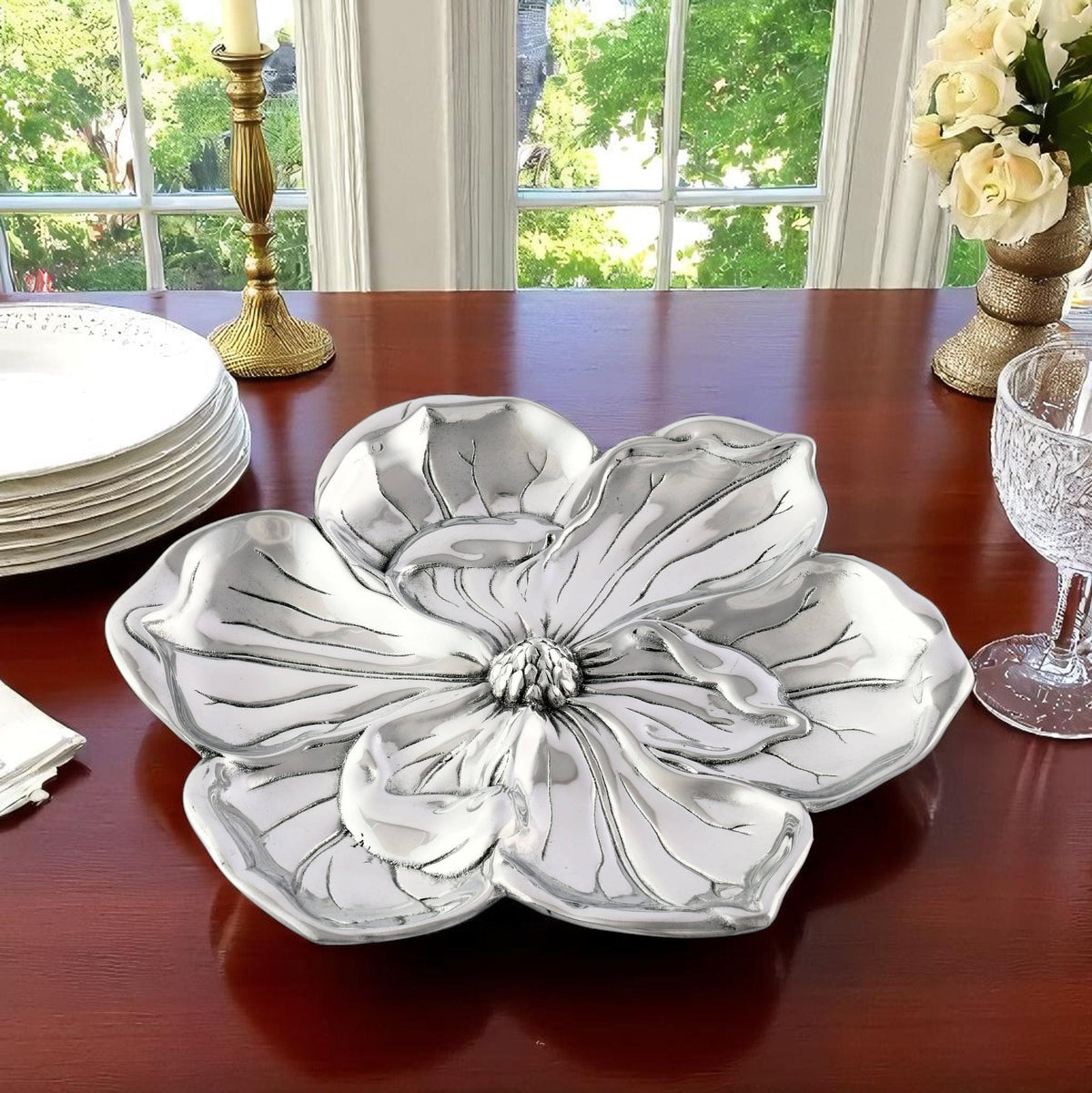 Arthur Court Magnolia Magnolia Blossom Tray 11
