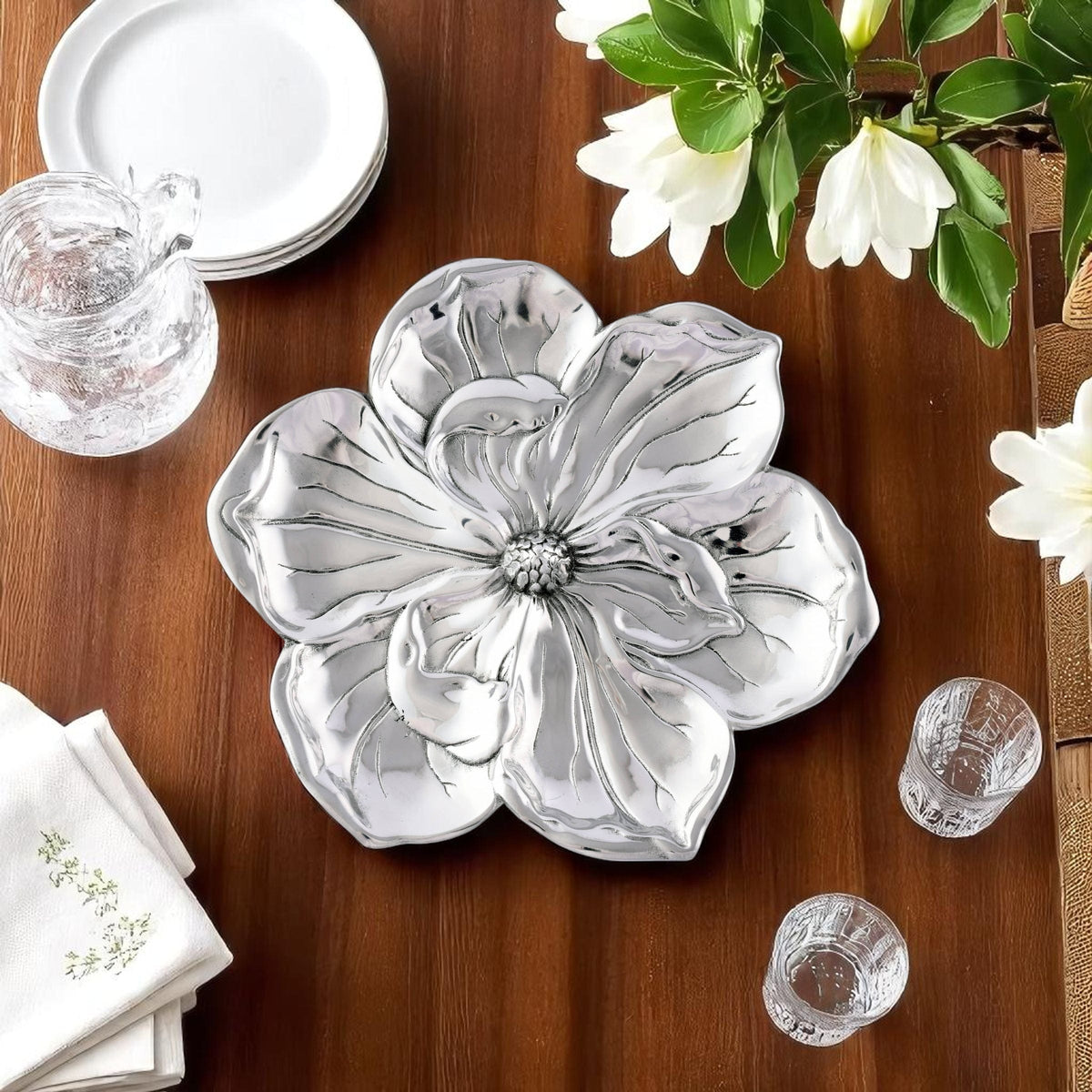 Arthur Court Magnolia Magnolia Blossom Tray 11