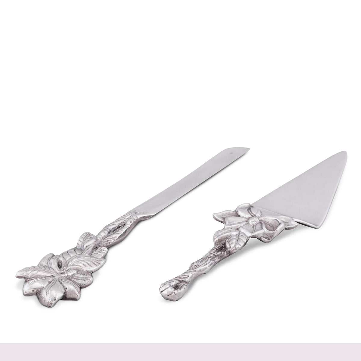 Arthur Court Magnolia Magnolia Cake Knife and Pie Server