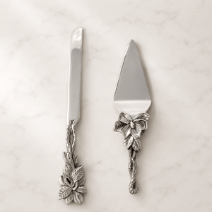 Arthur Court Magnolia Magnolia Cake Knife and Pie Server