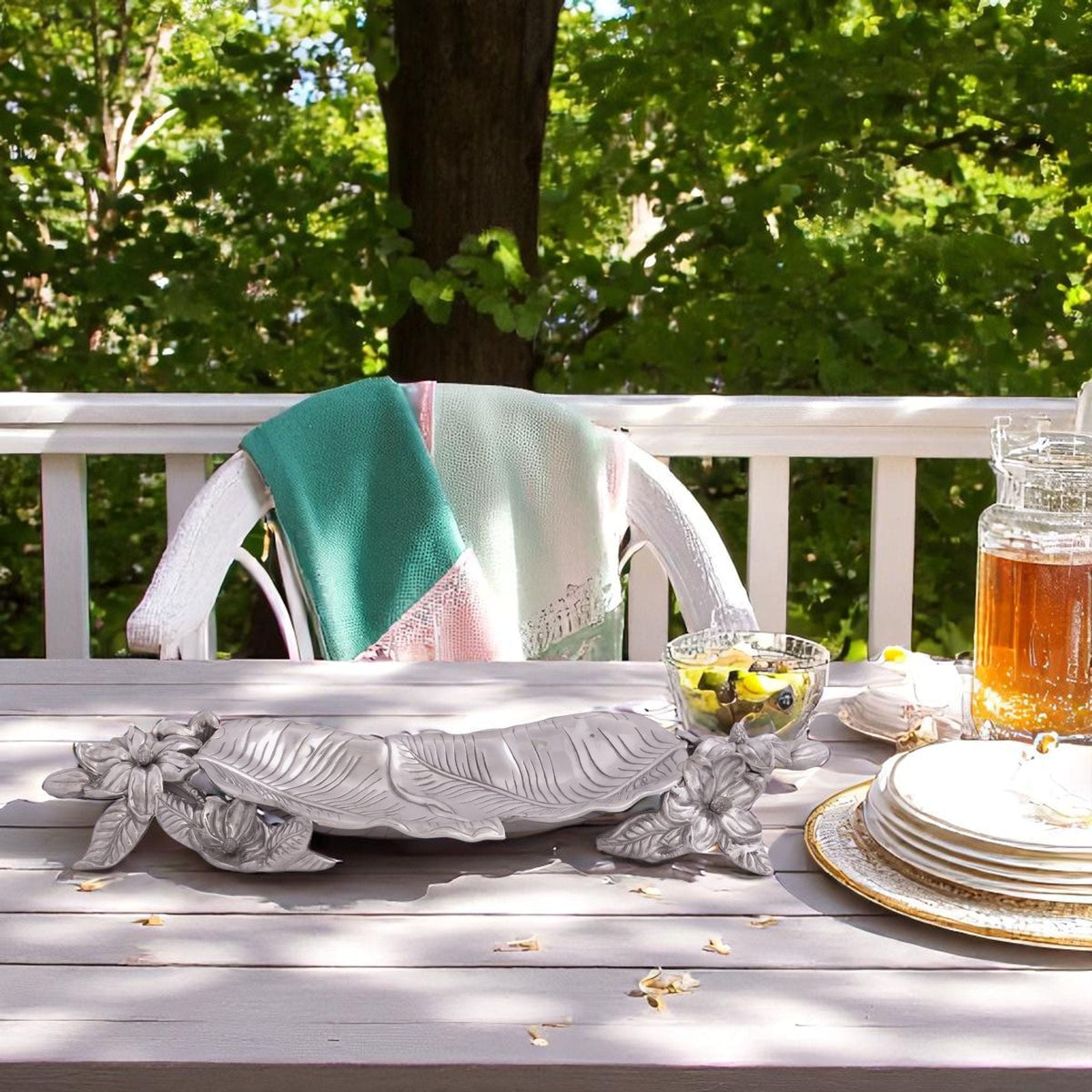 Arthur Court Magnolia Magnolia Centerpiece Tray