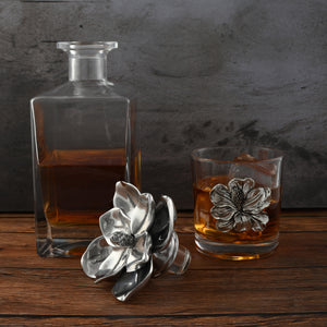 Arthur Court Magnolia Magnolia Decanter Set with Glasses