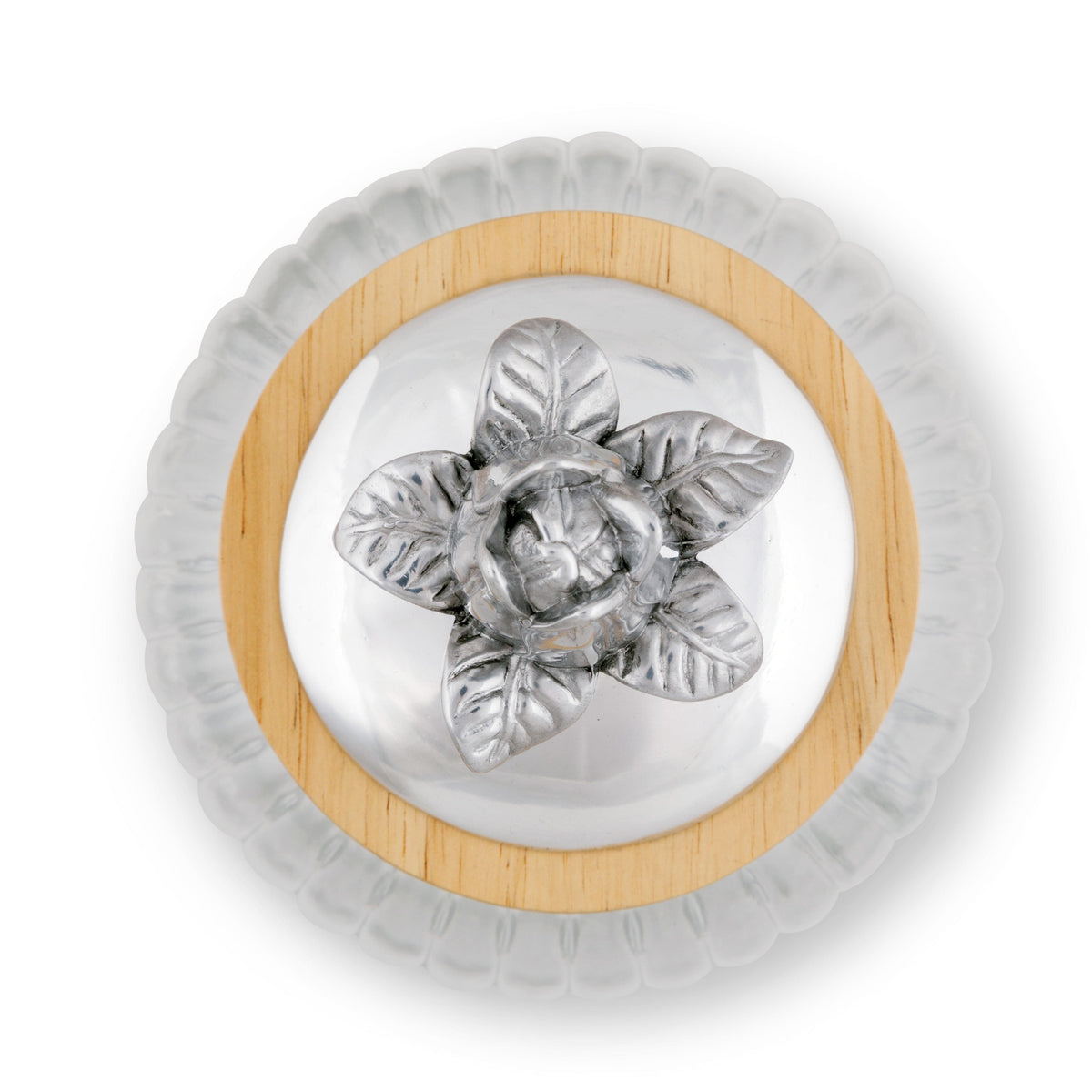 Arthur Court Magnolia Magnolia Knob Glass Canisters