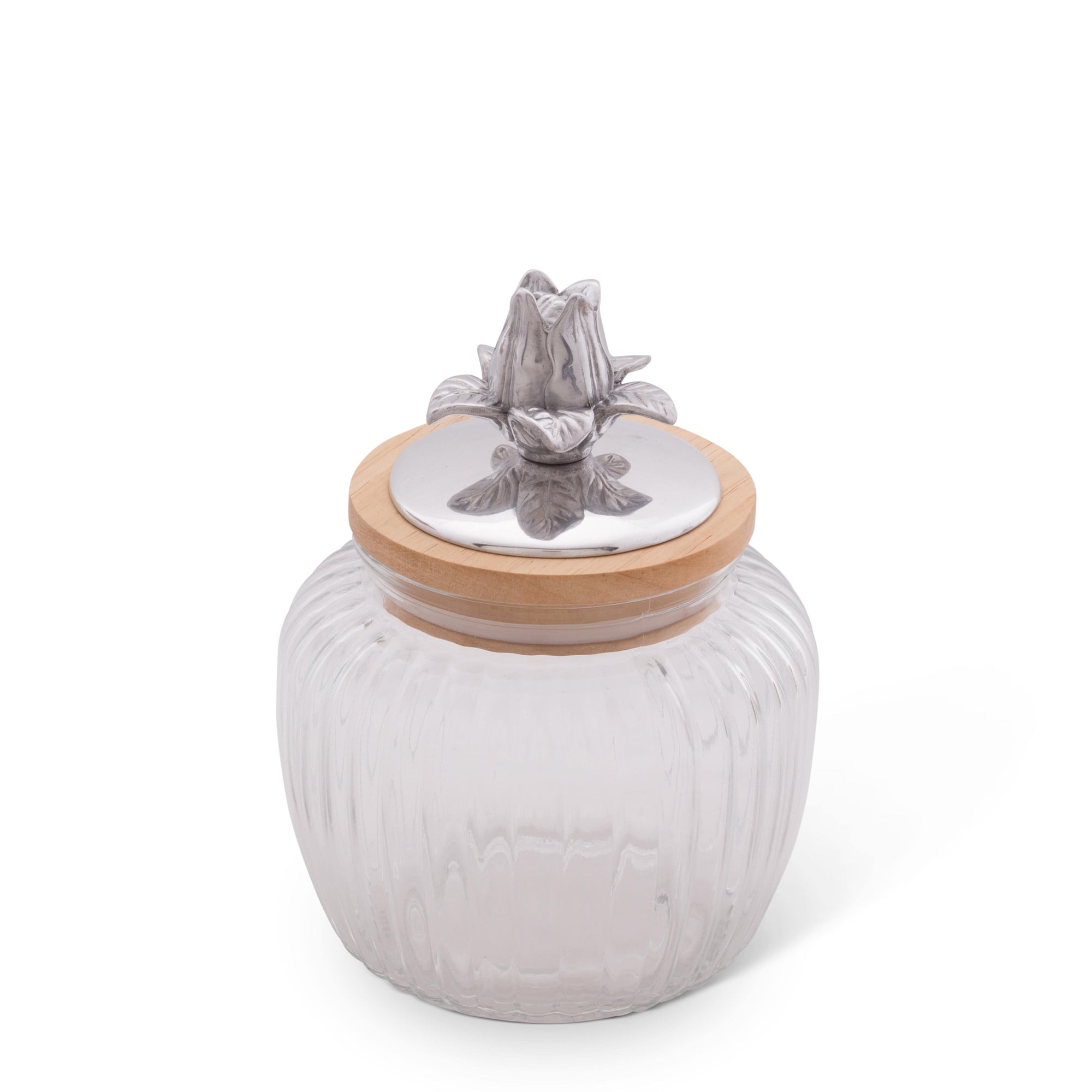 Arthur Court Magnolia Magnolia Knob Glass Canisters