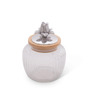 Arthur Court Magnolia Magnolia Knob Glass Canisters
