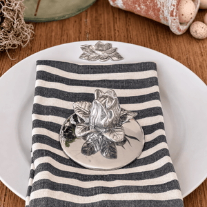 Arthur Court Magnolia Magnolia Melamine Lunch Plates - Set of 4