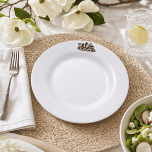 Arthur Court Magnolia Magnolia Melamine Lunch Plates - Set of 4