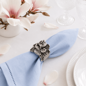 Arthur Court Magnolia Magnolia Napkin Rings - set of 4