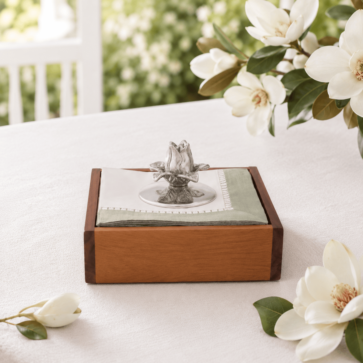 Arthur Court Magnolia Magnolia Napkin Weight