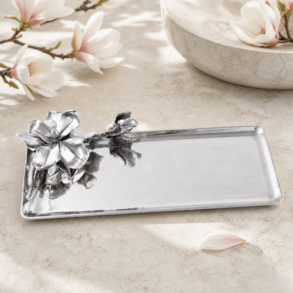 Arthur Court Magnolia Magnolia Oblong Tray