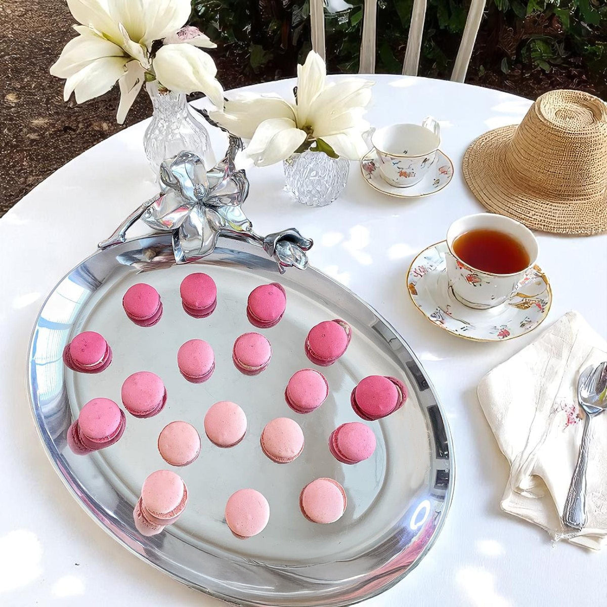 Arthur Court Magnolia Magnolia Oval Platter