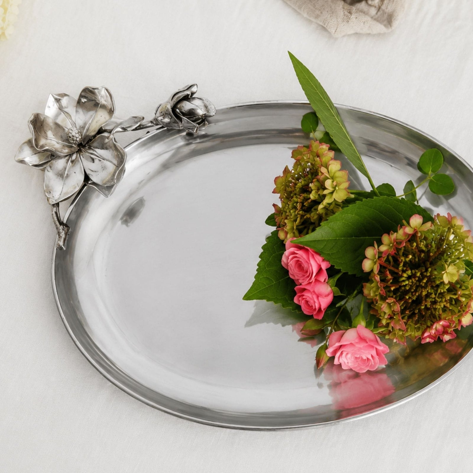 Arthur Court Magnolia Magnolia Oval Platter